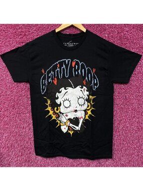 Fleischer Studios Betty Boop Zombie Love Graphic T-Shirt Medium